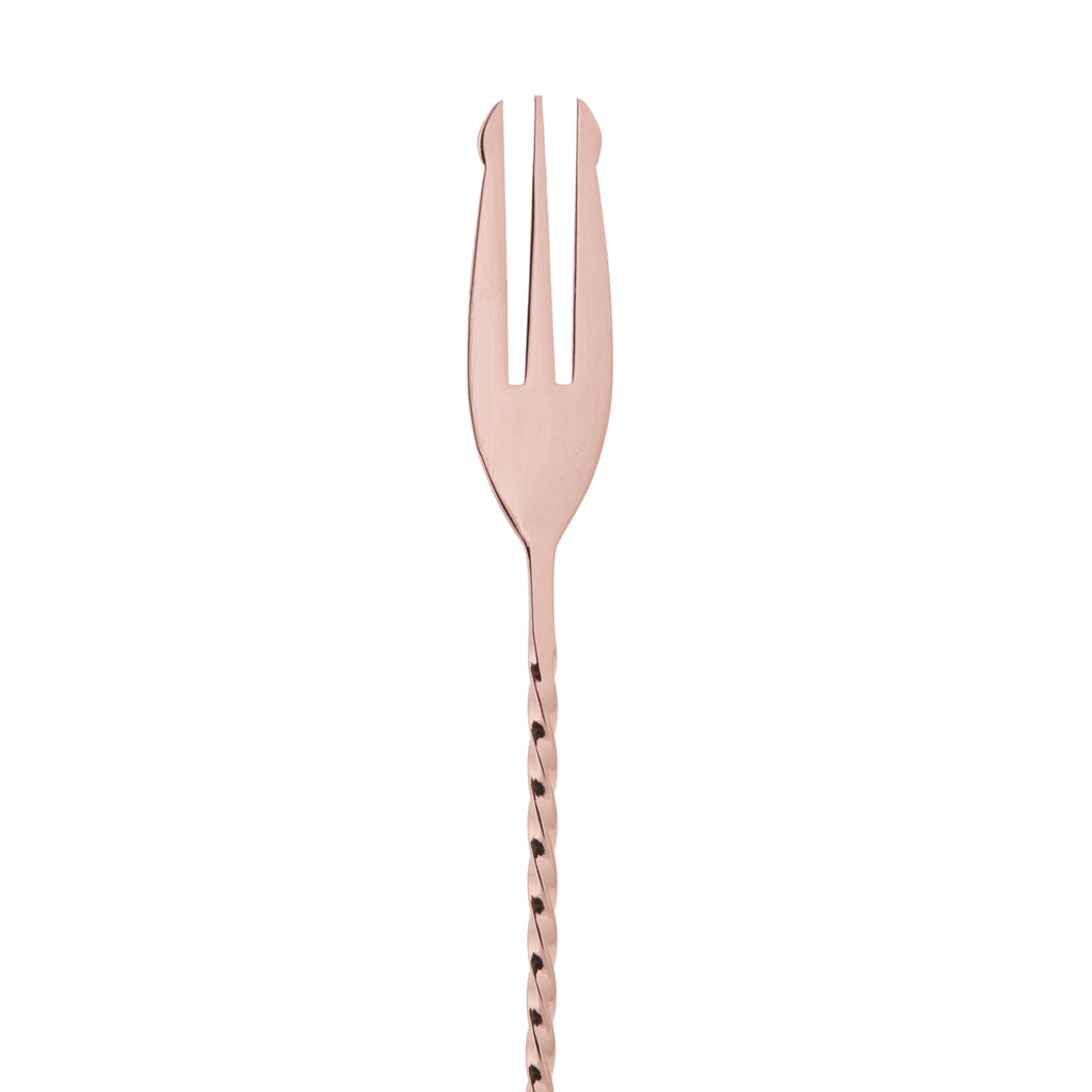 CUCHARA TRIDENTE COBRE 33cm
